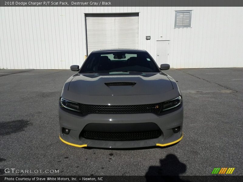 Destroyer Gray / Black 2018 Dodge Charger R/T Scat Pack