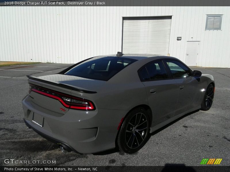 Destroyer Gray / Black 2018 Dodge Charger R/T Scat Pack