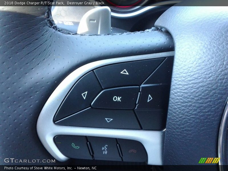 Destroyer Gray / Black 2018 Dodge Charger R/T Scat Pack