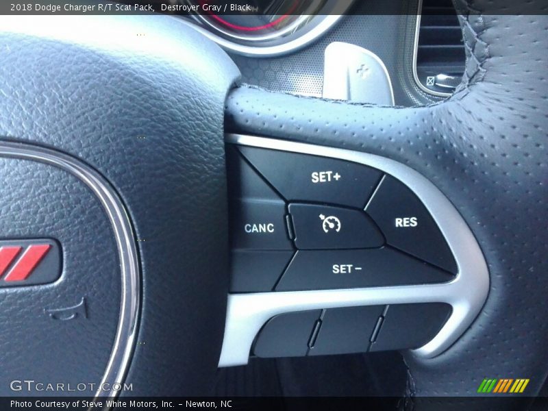 Destroyer Gray / Black 2018 Dodge Charger R/T Scat Pack