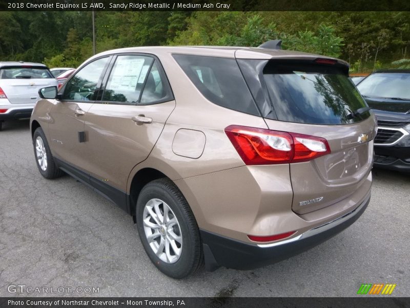 Sandy Ridge Metallic / Medium Ash Gray 2018 Chevrolet Equinox LS AWD