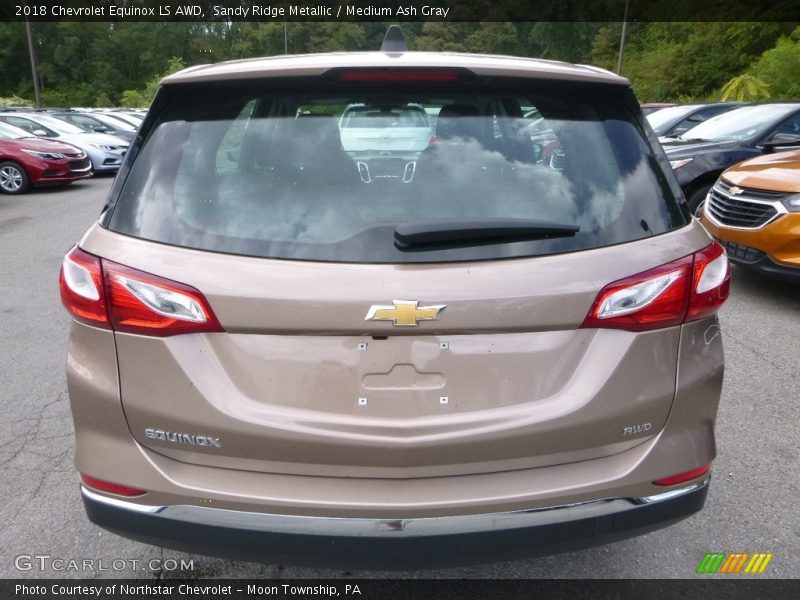 Sandy Ridge Metallic / Medium Ash Gray 2018 Chevrolet Equinox LS AWD