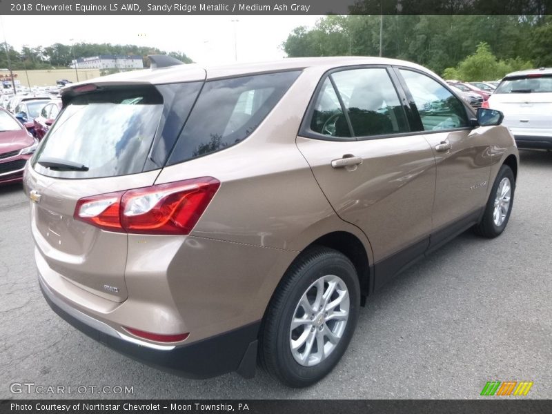 Sandy Ridge Metallic / Medium Ash Gray 2018 Chevrolet Equinox LS AWD