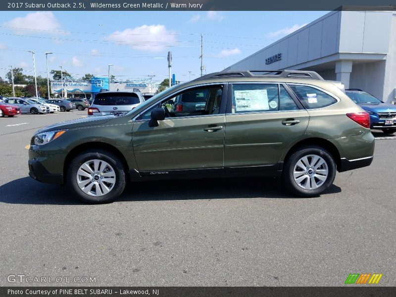 Wilderness Green Metallic / Warm Ivory 2017 Subaru Outback 2.5i