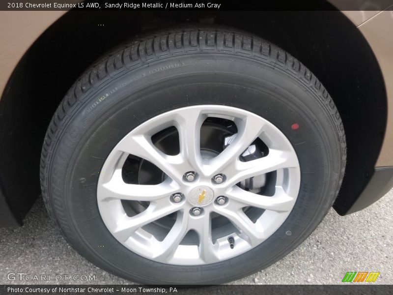Sandy Ridge Metallic / Medium Ash Gray 2018 Chevrolet Equinox LS AWD