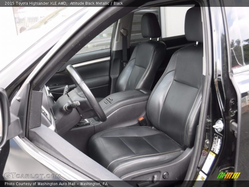 Attitude Black Metallic / Black 2015 Toyota Highlander XLE AWD