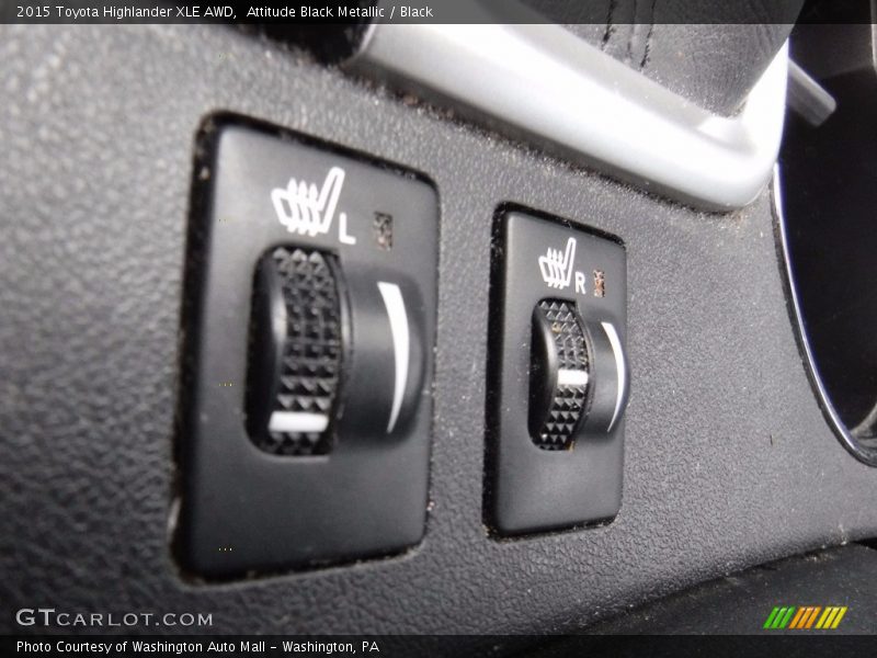 Attitude Black Metallic / Black 2015 Toyota Highlander XLE AWD