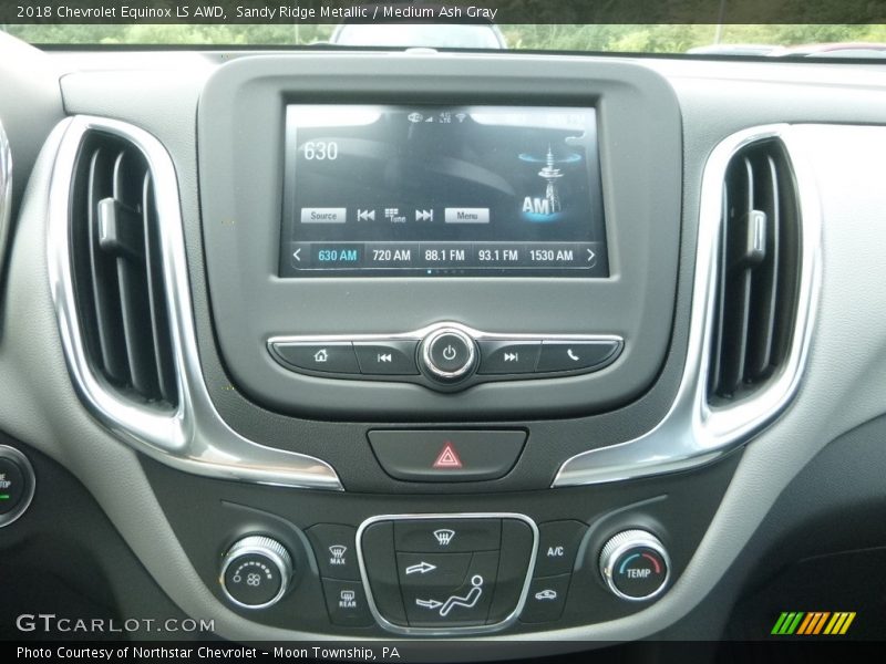 Sandy Ridge Metallic / Medium Ash Gray 2018 Chevrolet Equinox LS AWD