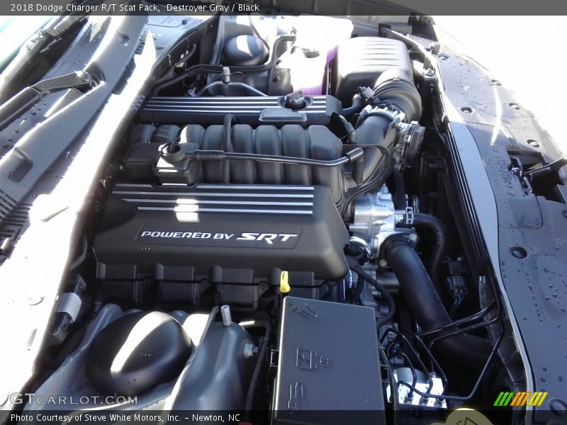 Destroyer Gray / Black 2018 Dodge Charger R/T Scat Pack