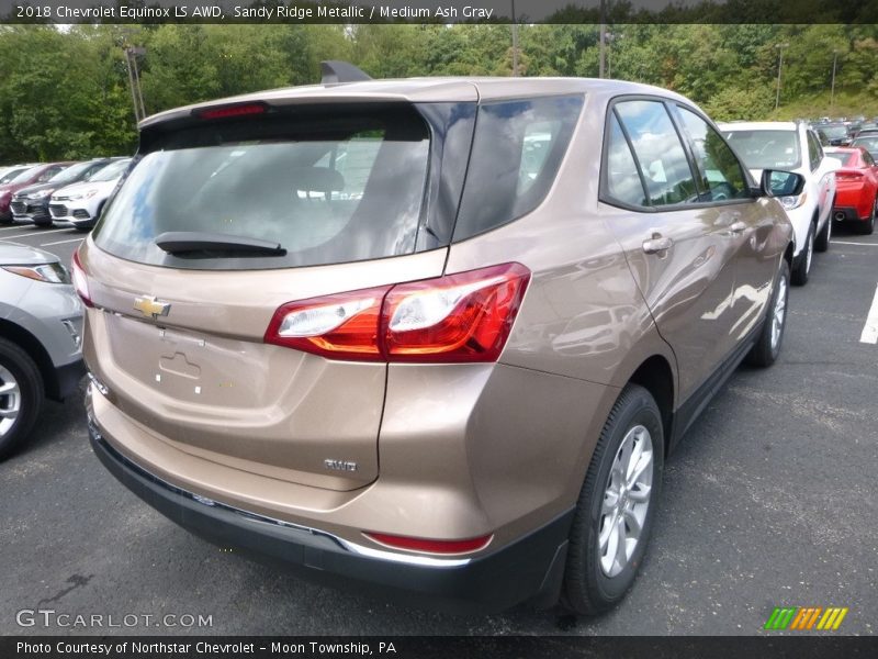 Sandy Ridge Metallic / Medium Ash Gray 2018 Chevrolet Equinox LS AWD