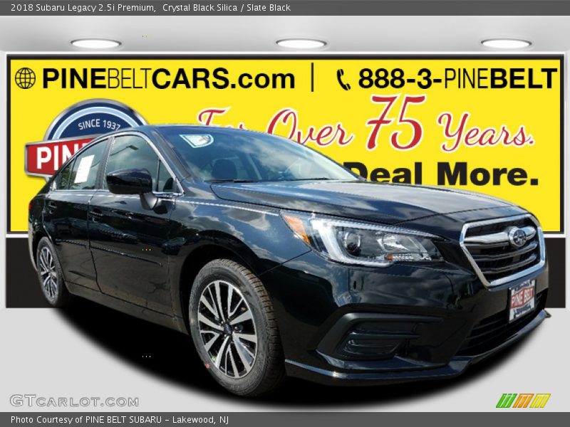 Crystal Black Silica / Slate Black 2018 Subaru Legacy 2.5i Premium