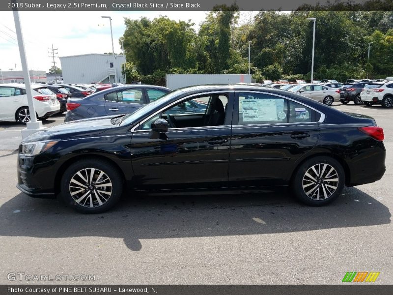 Crystal Black Silica / Slate Black 2018 Subaru Legacy 2.5i Premium