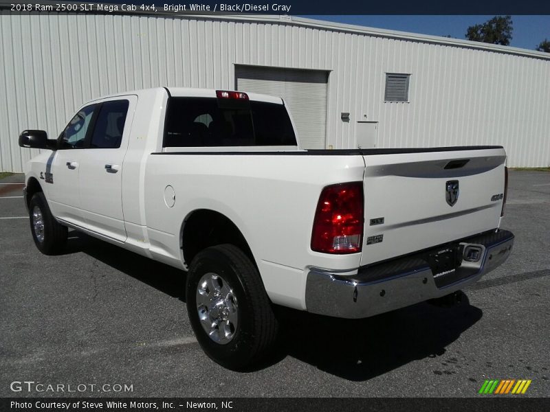 Bright White / Black/Diesel Gray 2018 Ram 2500 SLT Mega Cab 4x4