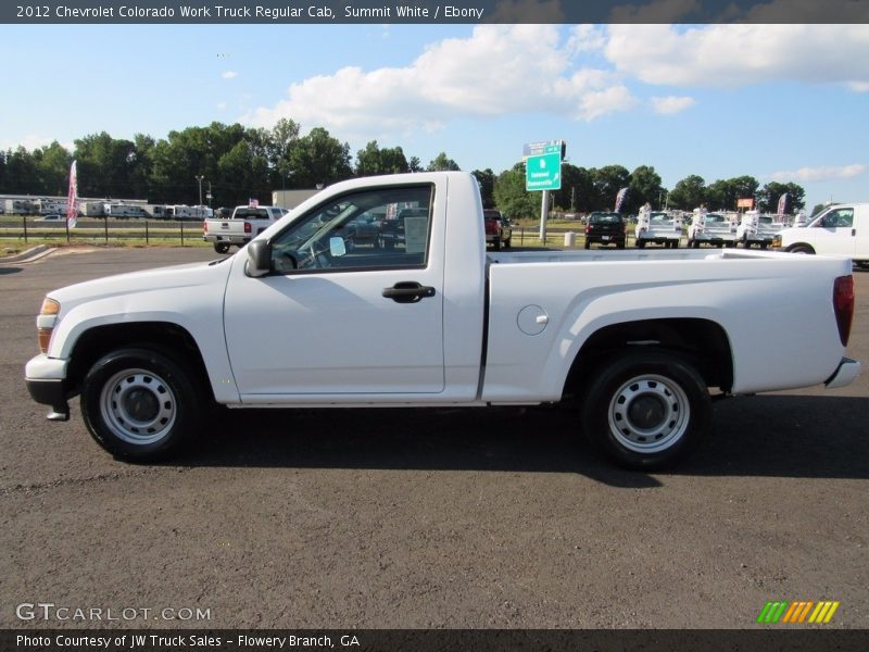Summit White / Ebony 2012 Chevrolet Colorado Work Truck Regular Cab