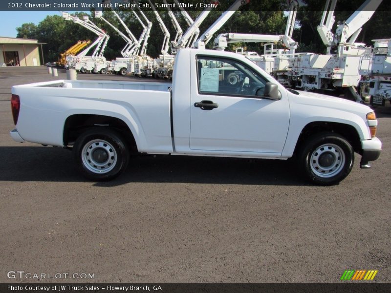 Summit White / Ebony 2012 Chevrolet Colorado Work Truck Regular Cab