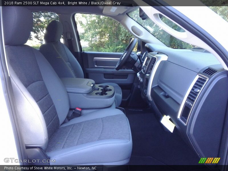 Bright White / Black/Diesel Gray 2018 Ram 2500 SLT Mega Cab 4x4