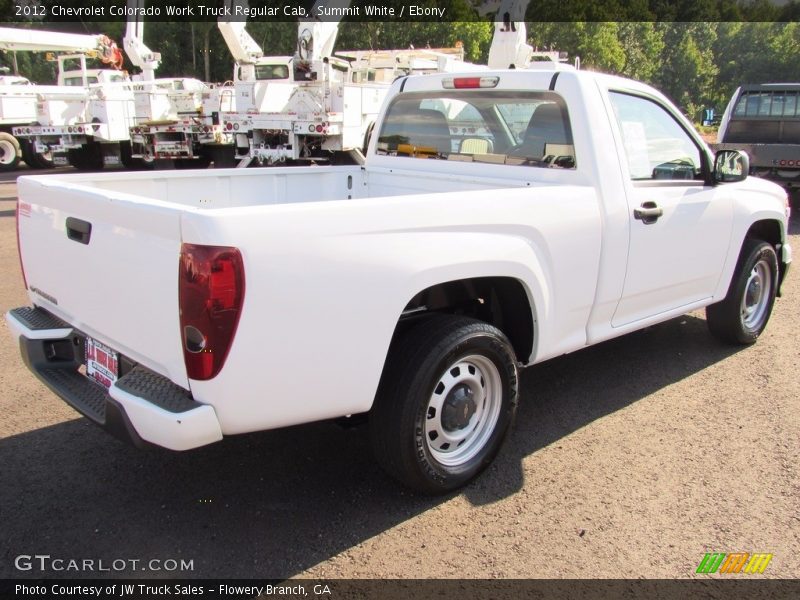 Summit White / Ebony 2012 Chevrolet Colorado Work Truck Regular Cab