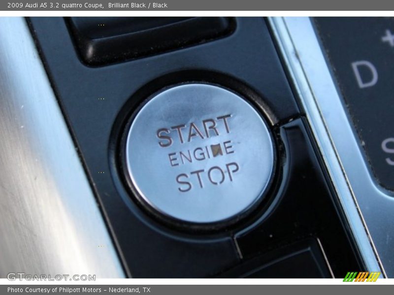 Brilliant Black / Black 2009 Audi A5 3.2 quattro Coupe