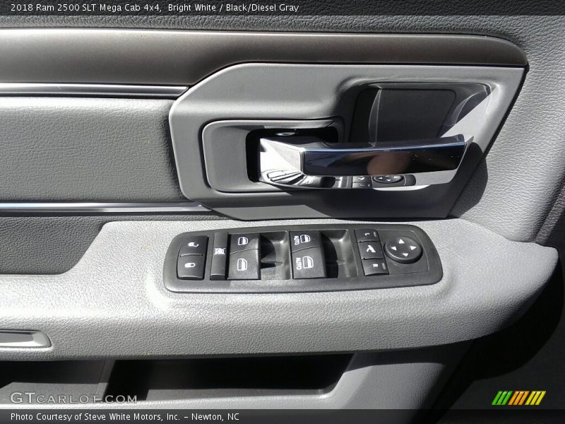 Bright White / Black/Diesel Gray 2018 Ram 2500 SLT Mega Cab 4x4