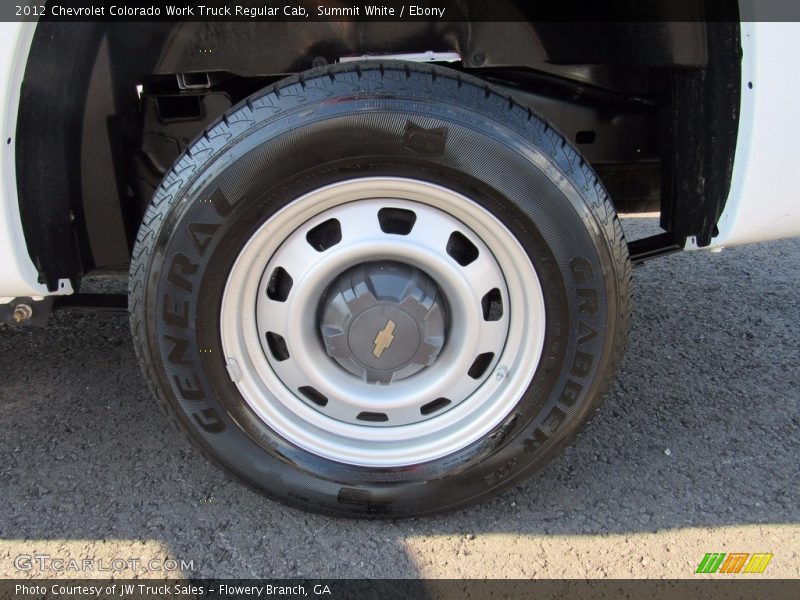 Summit White / Ebony 2012 Chevrolet Colorado Work Truck Regular Cab