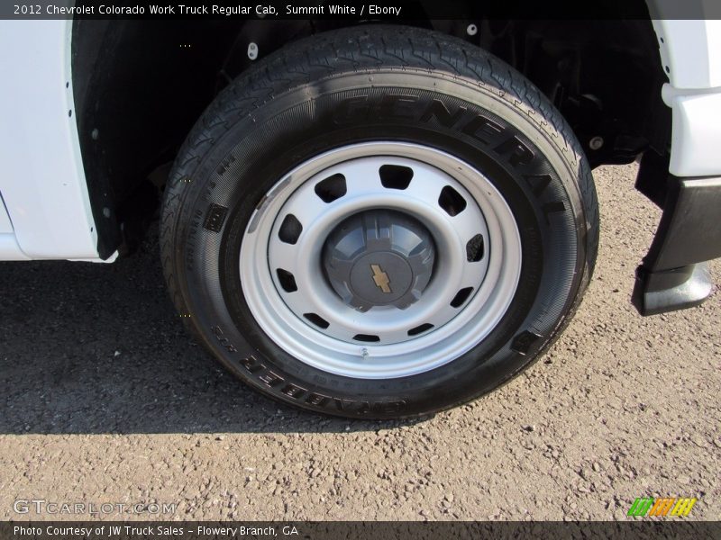 Summit White / Ebony 2012 Chevrolet Colorado Work Truck Regular Cab