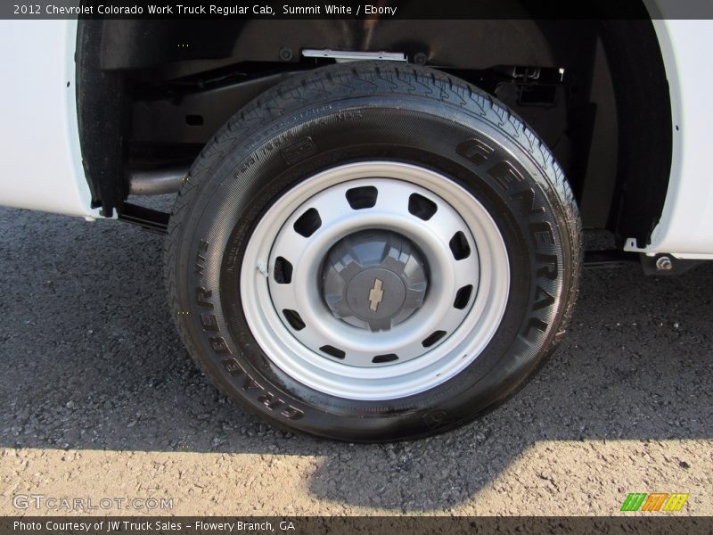 Summit White / Ebony 2012 Chevrolet Colorado Work Truck Regular Cab