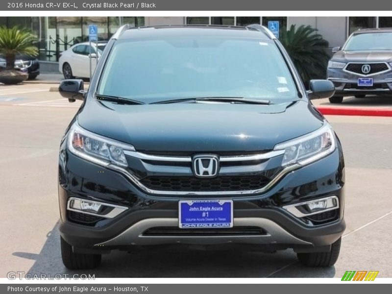 Crystal Black Pearl / Black 2016 Honda CR-V EX-L