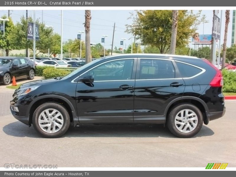 Crystal Black Pearl / Black 2016 Honda CR-V EX-L