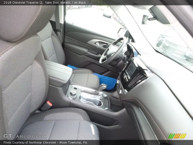 Satin Steel Metallic / Jet Black 2018 Chevrolet Traverse LS
