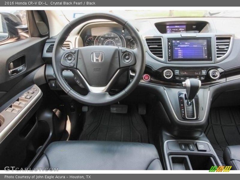 Crystal Black Pearl / Black 2016 Honda CR-V EX-L