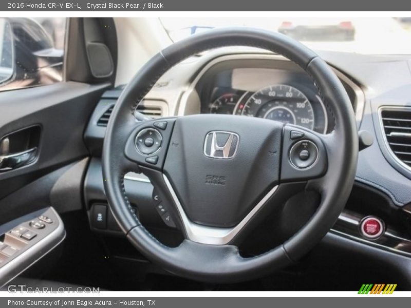 Crystal Black Pearl / Black 2016 Honda CR-V EX-L
