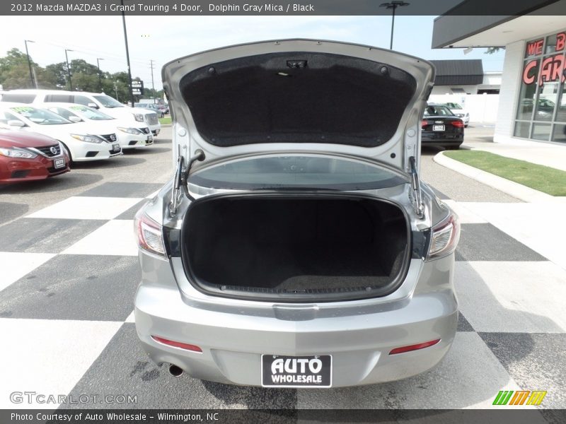 Dolphin Gray Mica / Black 2012 Mazda MAZDA3 i Grand Touring 4 Door