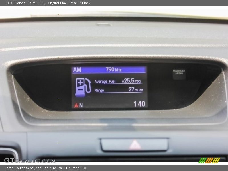 Crystal Black Pearl / Black 2016 Honda CR-V EX-L