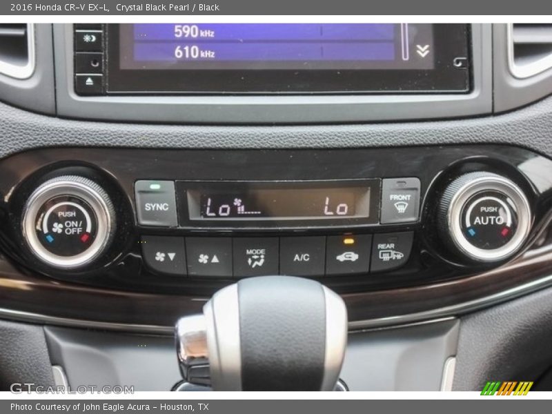 Crystal Black Pearl / Black 2016 Honda CR-V EX-L
