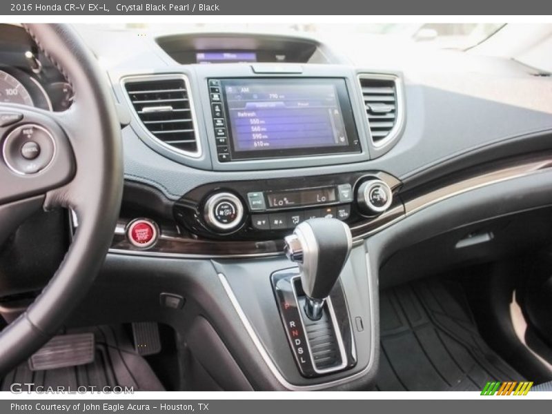 Crystal Black Pearl / Black 2016 Honda CR-V EX-L