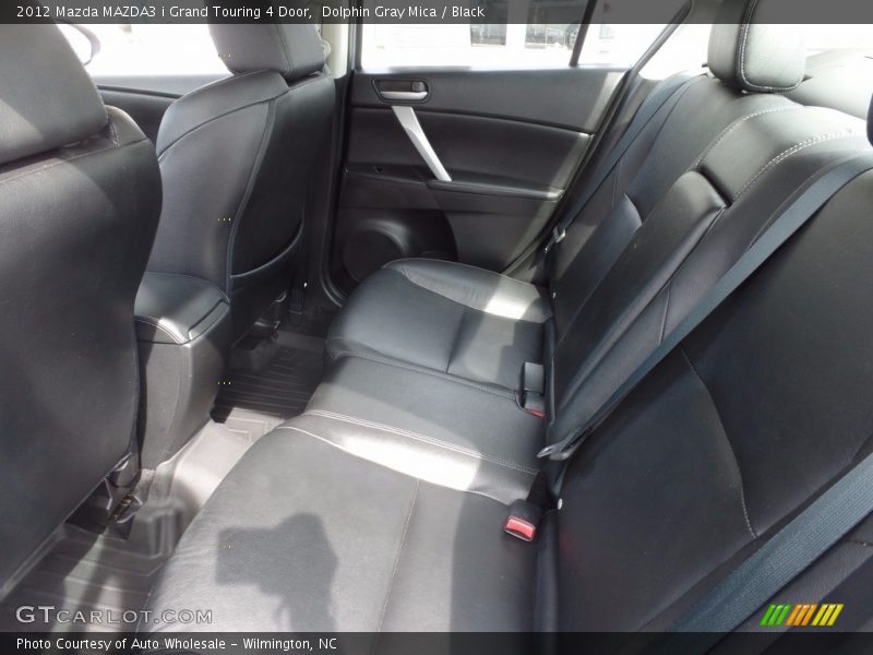 Dolphin Gray Mica / Black 2012 Mazda MAZDA3 i Grand Touring 4 Door
