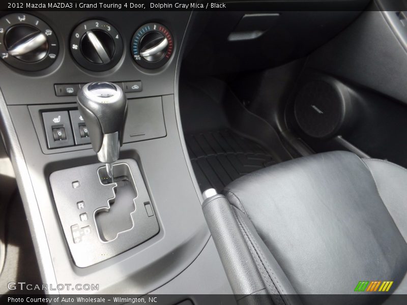 Dolphin Gray Mica / Black 2012 Mazda MAZDA3 i Grand Touring 4 Door