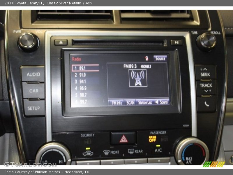 Classic Silver Metallic / Ash 2014 Toyota Camry LE