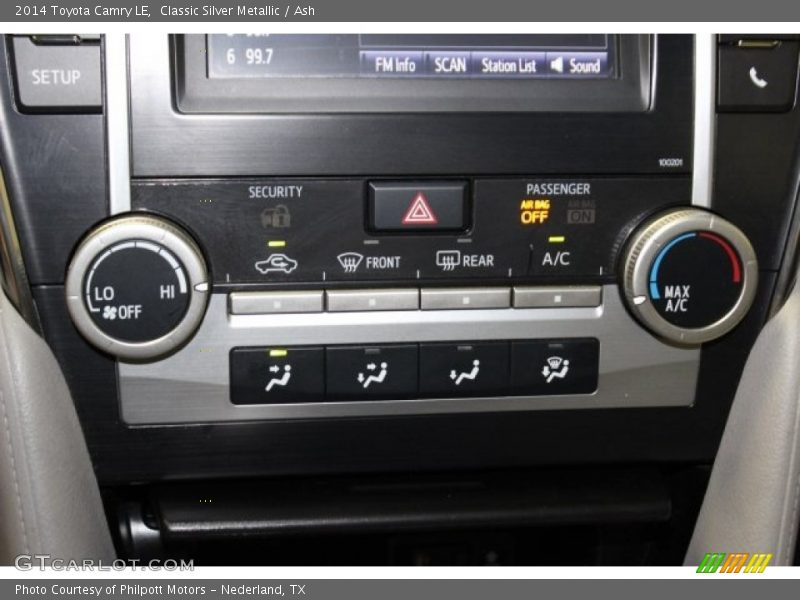 Classic Silver Metallic / Ash 2014 Toyota Camry LE