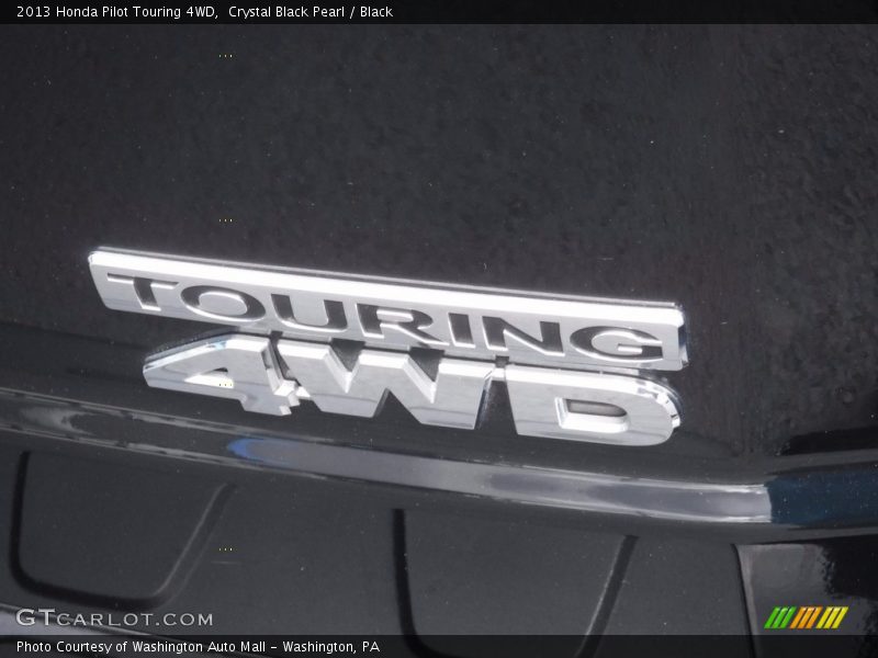 Crystal Black Pearl / Black 2013 Honda Pilot Touring 4WD