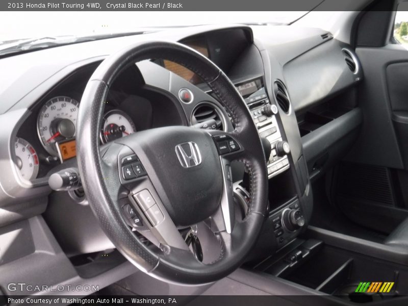 Crystal Black Pearl / Black 2013 Honda Pilot Touring 4WD