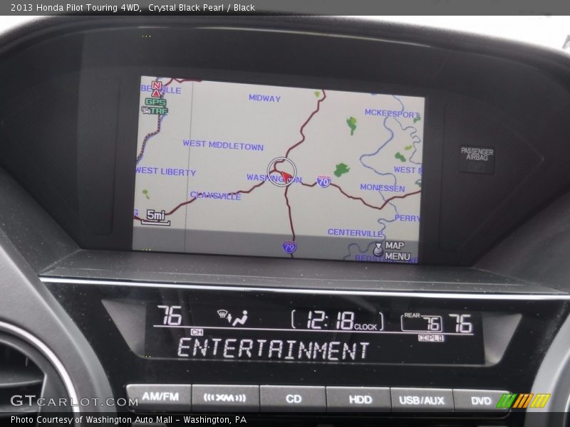 Crystal Black Pearl / Black 2013 Honda Pilot Touring 4WD
