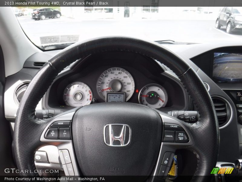 Crystal Black Pearl / Black 2013 Honda Pilot Touring 4WD