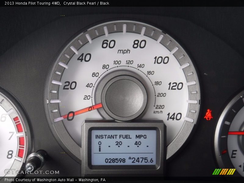 Crystal Black Pearl / Black 2013 Honda Pilot Touring 4WD