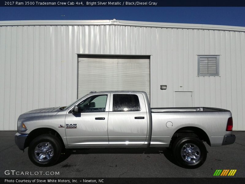 Bright Silver Metallic / Black/Diesel Gray 2017 Ram 3500 Tradesman Crew Cab 4x4