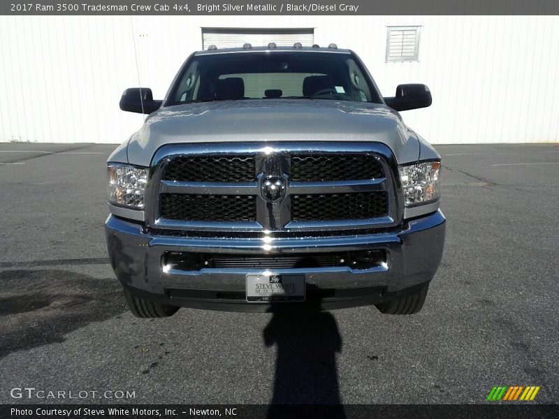 Bright Silver Metallic / Black/Diesel Gray 2017 Ram 3500 Tradesman Crew Cab 4x4
