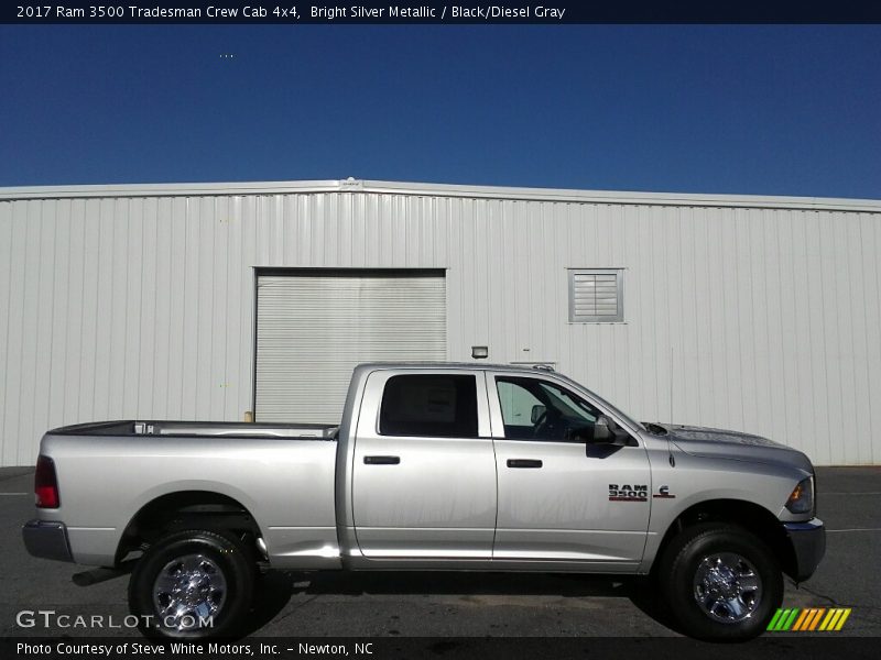 Bright Silver Metallic / Black/Diesel Gray 2017 Ram 3500 Tradesman Crew Cab 4x4