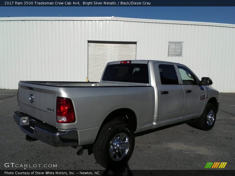 Bright Silver Metallic / Black/Diesel Gray 2017 Ram 3500 Tradesman Crew Cab 4x4