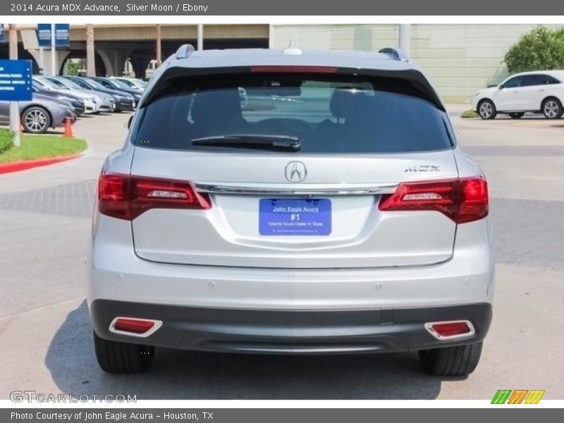 Silver Moon / Ebony 2014 Acura MDX Advance