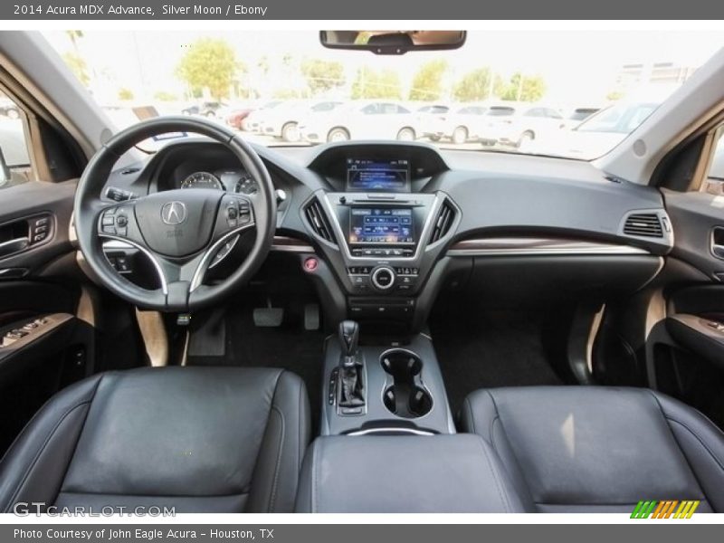 Silver Moon / Ebony 2014 Acura MDX Advance